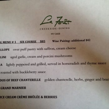 La Foret - French Near Me - San Jose, California