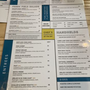 Blackwall Hitch - Rehoboth Beach - Menu 2 starters, salads, sandwiches and entrees - New American Near Me - Rehoboth Beach, Delaware