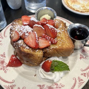 Eggstasy - Brioche French Toast with strawberries - Breakfast & Brunch Near Me - Phoenix, Arizona