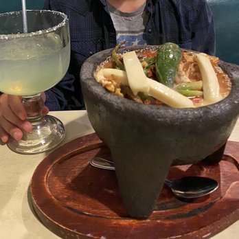 El Charro - GIANT margarita and Molcajete - both bigger than our heads. - Mexican Near Me - Harrisonburg, Virginia