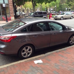 Budget Rent A Car - This 2014 Ford Focus was our rental car. Had great gas mileage! Thanks, Ahmed!