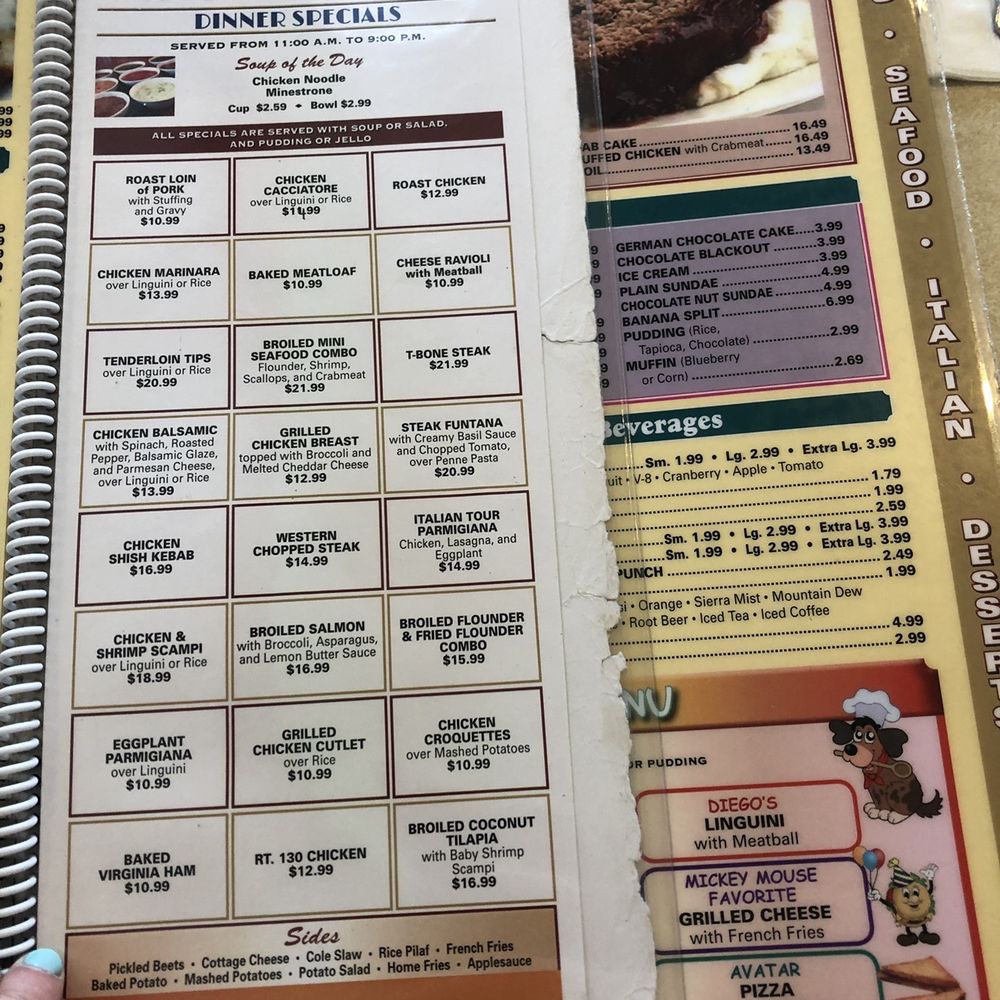 Route 130 Diner - Menu - Diners Near Me - Delran, New Jersey