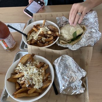 Rachel's Mediterranean Grill - We each got the steak wrap and fries. - Mediterranean Near Me - Henrietta, New York