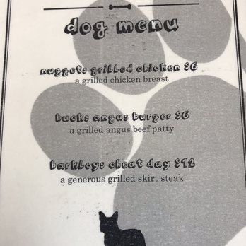 Barrelhouse 101 - Dog menu - American Near Me - Ventura, California Barrelhouse 101 - Dog menu - American Near Me - Ventura, California