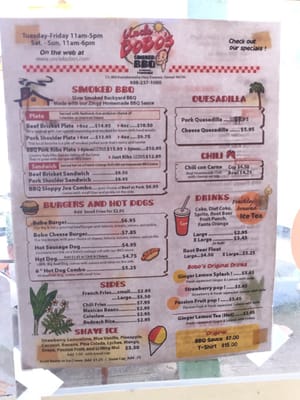 Menu photo 7 Uncle Bobo's Kaaawa, HI Menu photo 7 Uncle Bobo's Kaaawa, HI