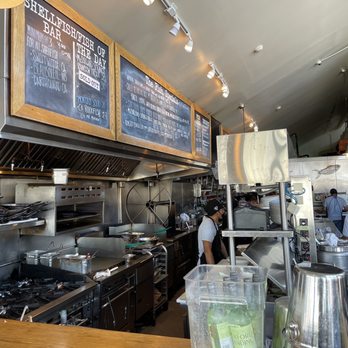 Fish - Kitchen and customer line - Seafood Near Me - Sausalito, California