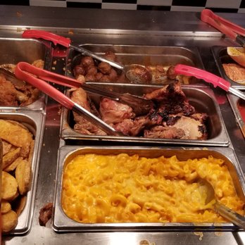 Shakey's Pizza Parlor - The usual foods, only a few pineapple meatballs left. No teriyaki chicken, rib tips or pineapple coconut desserts. - Pizza Near Me - Brea, California