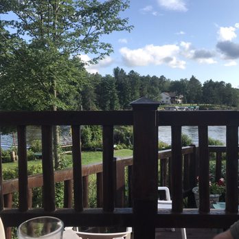 Tilted Loon - Deck view of Lake Nokomis - Burgers Near Me - Tomahawk, Wisconsin