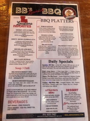 Menu photo 3 B.B.'s Lawnside BBQ Kansas City, MO