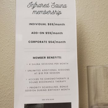 Dahlia Skin Boutique - Sauna package info - Skin Care Near Me - Bremerton, Washington