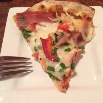 Blaze - Custom ordered pizza with lobster, prosciutto, scallions and spinach - Burgers Near Me - Bar Harbor, Maine Blaze - Custom ordered pizza with lobster, prosciutto, scallions and spinach - Burgers Near Me - Bar Harbor, Maine