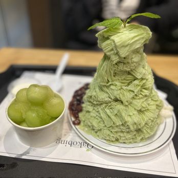 Oakobing - Single Green Tea Shaved Ice - Shaved Ice Near Me - Los Angeles, California Oakobing - Single Green Tea Shaved Ice - Shaved Ice Near Me - Los Angeles, California