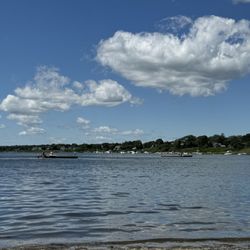 Oyster Pond Beach - Love the swimming platform