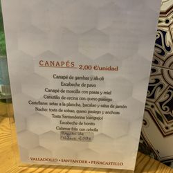 La taberna del Herrero - Dessert menu