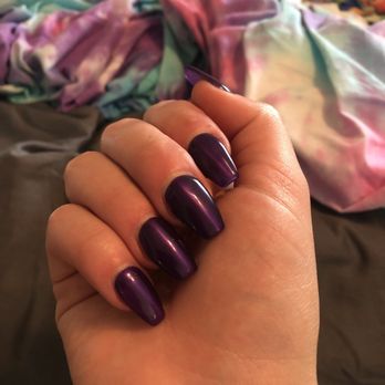 Paradise Nails - Acrylic with cats eye magnetic polish - Nail Salons Near Me - Madison, Wisconsin Paradise Nails - Acrylic with cats eye magnetic polish - Nail Salons Near Me - Madison, Wisconsin