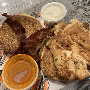 Bad Daddy's Burger Bar - Chicken sandwich with bacon, ranch, and buffalo sauce to go. - Burgers Near Me - Huntsville, Alabama Bad Daddy's Burger Bar - Chicken sandwich with bacon, ranch, and buffalo sauce to go. - Burgers Near Me - Huntsville, Alabama