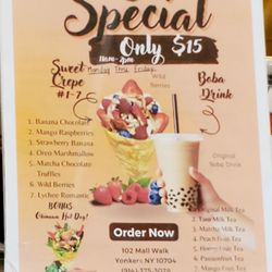 T Swirl Crepe - Lunch Special 5.10.24