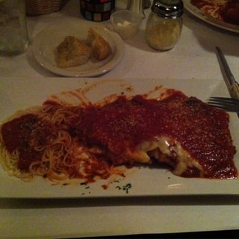 Casa De Pasta - Partially eaten Chicken Parmesan. Huge portion, low price, top chef quality. - Italian Near Me - Canandaigua, New York Casa De Pasta - Partially eaten Chicken Parmesan. Huge portion, low price, top chef quality. - Italian Near Me - Canandaigua, New York