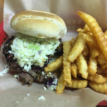 Caino's BBQ at the Red Barn - Brisket sandwich! - Barbeque Near Me - Hubert, North Carolina Caino's BBQ at the Red Barn - Brisket sandwich! - Barbeque Near Me - Hubert, North Carolina
