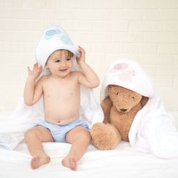 Magpies Gifts - Gifts for baby including sweet hooded towels.