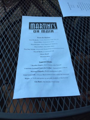 Menu photo 4 Martini's On Main Mansfield, OH