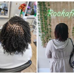 Rockafro Natural Hair Designs - Microlocs 2 Months- 2 years