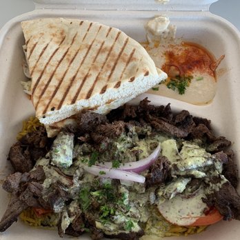 Falafel Boy - Lamb and beef plate - Falafel Near Me - Oakland, California