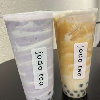 Jodo Tea - Creamy Taro and Hakkaido Dream - Bubble Tea Near Me - Tacoma, Washington