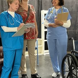 2nd Act Players - Our "nurses" training for our latest show Nov. 10-19, 2023