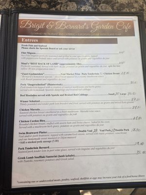 Menu photo 4 Brigit & Bernard's Garden Cafe Kahului, HI Menu photo 4 Brigit & Bernard's Garden Cafe Kahului, HI