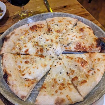 Timber Wood Fire Bistro - Quattro Formaggio pizza - Pizza Near Me - Omaha, Nebraska Timber Wood Fire Bistro - Quattro Formaggio pizza - Pizza Near Me - Omaha, Nebraska