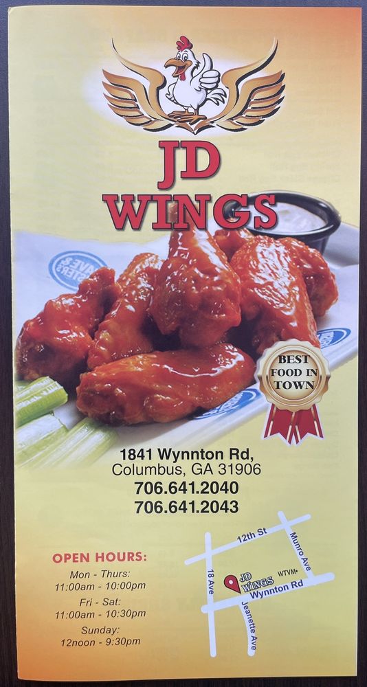 JD WINGS Updated September 2024 11 Photos 1841 Wynnton Rd