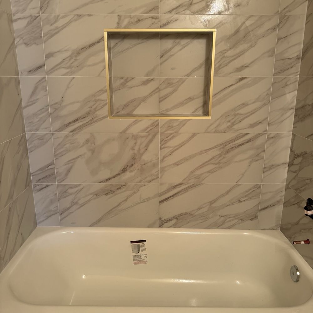 Had the bathroom shower redone.