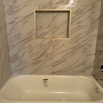 Sorto Bros Tile - Had the bathroom shower redone. - General Contractors Near Me Sorto Bros Tile - Had the bathroom shower redone. - General Contractors Near Me