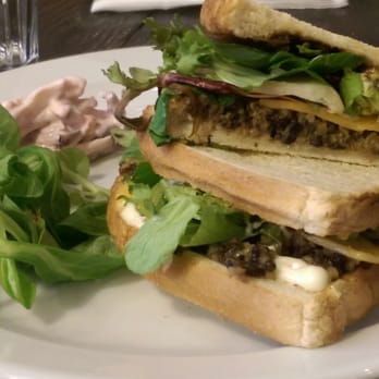 Surface+ Café - The Scottish - haggis, cheddar, onion chutney on toasted white bread - Cafes Near Me - Glasgow, GLG