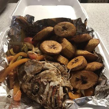 Moyo Grill & Bar Restaurant - Red snapper with plantains and onions and peppers. - African Near Me - Forest Park, Georgia Moyo Grill & Bar Restaurant - Red snapper with plantains and onions and peppers. - African Near Me - Forest Park, Georgia