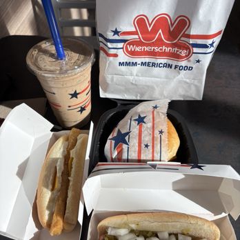 Wienerschnitzel - Seadog, *NEW* Jalapeno BBQ Bacon Cheeseburger, & Relish Dog - Hot Dogs Near Me - Meridian, Idaho Wienerschnitzel - Seadog, *NEW* Jalapeno BBQ Bacon Cheeseburger, & Relish Dog - Hot Dogs Near Me - Meridian, Idaho