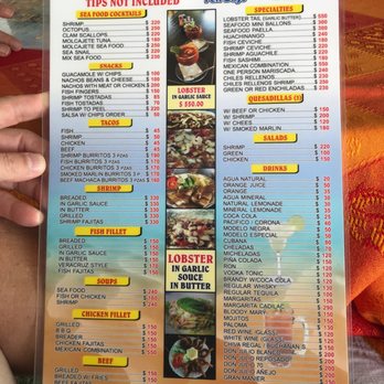 La Palapa - Menu in English. - Mexican Near Me - Cabo San Lucas, BCS La Palapa - Menu in English. - Mexican Near Me - Cabo San Lucas, BCS