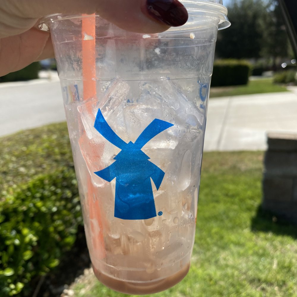 Dutch Bros Coffee - Way too much ice - Juice Bars & Smoothies Near Me - Rialto, California