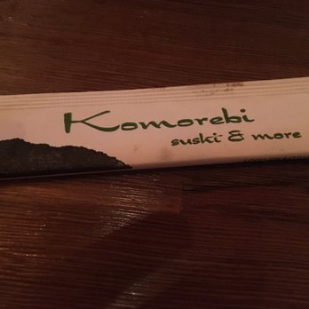 Komorebi Sushi - My only pic as I was busy eating 10 rolls!! - Sushi Bars Near Me - Chicago, Illinois Komorebi Sushi - My only pic as I was busy eating 10 rolls!! - Sushi Bars Near Me - Chicago, Illinois
