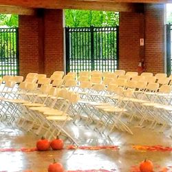 Brooks Table Chair and Tent Rental - Wedding in the Fall