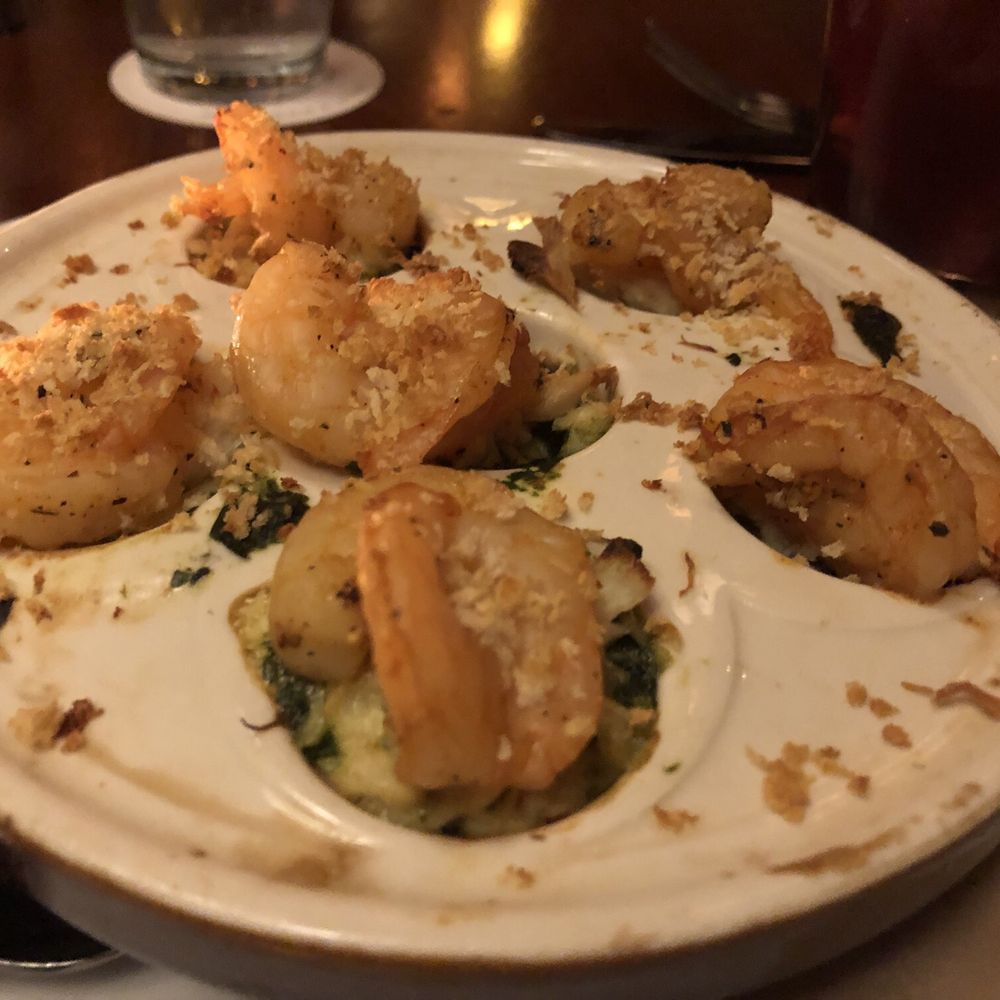 Seasons 52 - Stuffed Lump Crab , Roasted Shrimp & Spinach Stuffed Mushrooms - New American Near Me - Schaumburg, Illinois Seasons 52 - Stuffed Lump Crab , Roasted Shrimp & Spinach Stuffed Mushrooms - New American Near Me - Schaumburg, Illinois