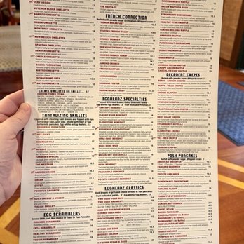 Egg Headz Café - Menu - August 2026 - American Near Me - Tinley Park, Illinois