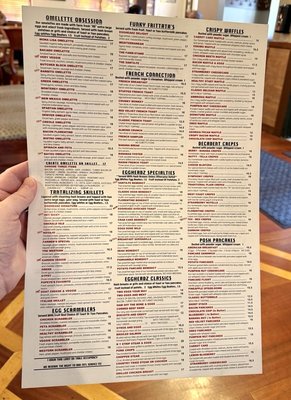 Menu photo 1 Egg Headz Café Tinley Park, IL