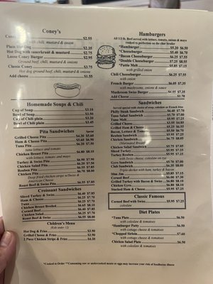 Menu photo 5 Deb's Classic Coney Clarkston, MI