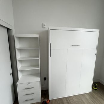 Bay Assembly - Murphy bed with a cabinet - Furniture Assembly Near Me