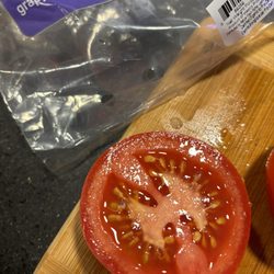 Giant Eagle - Tomato sprouting from being so old