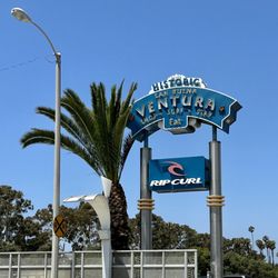 Historic San Buena Ventura Sign