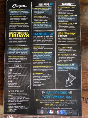 Menu photo 1 Brewster's Gastropub Sarasota, FL Menu photo 1 Brewster's Gastropub Sarasota, FL
