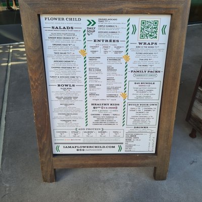 Menu photo 3 Flower Child Woodlands, TX